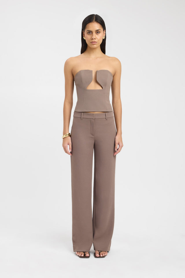 Ariel Low Rise Pant Kookai Regular High-rise white womens-regular-pants