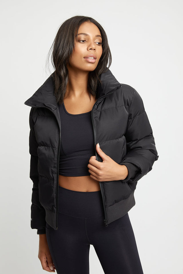 Brooklyn Puffer Jacket Kookai Long sleeve Puffer Regular white womens-coats-and-jackets