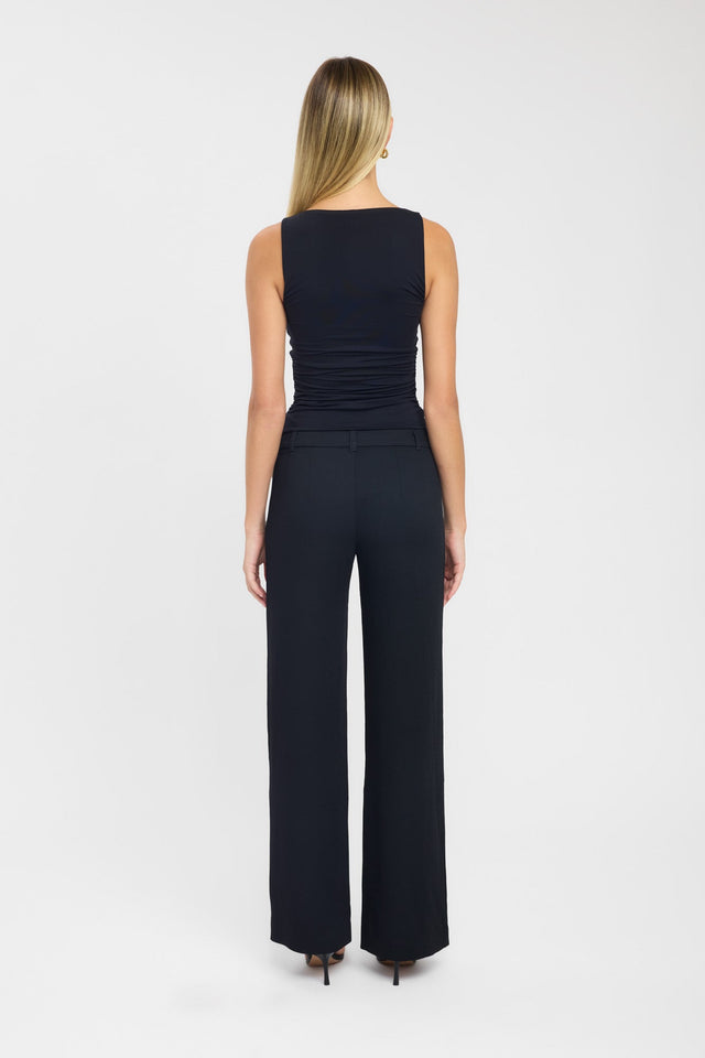 product Oyster Core Low Rise Pant Kookai Wide-leg Low-rise black womens-regular-pants
