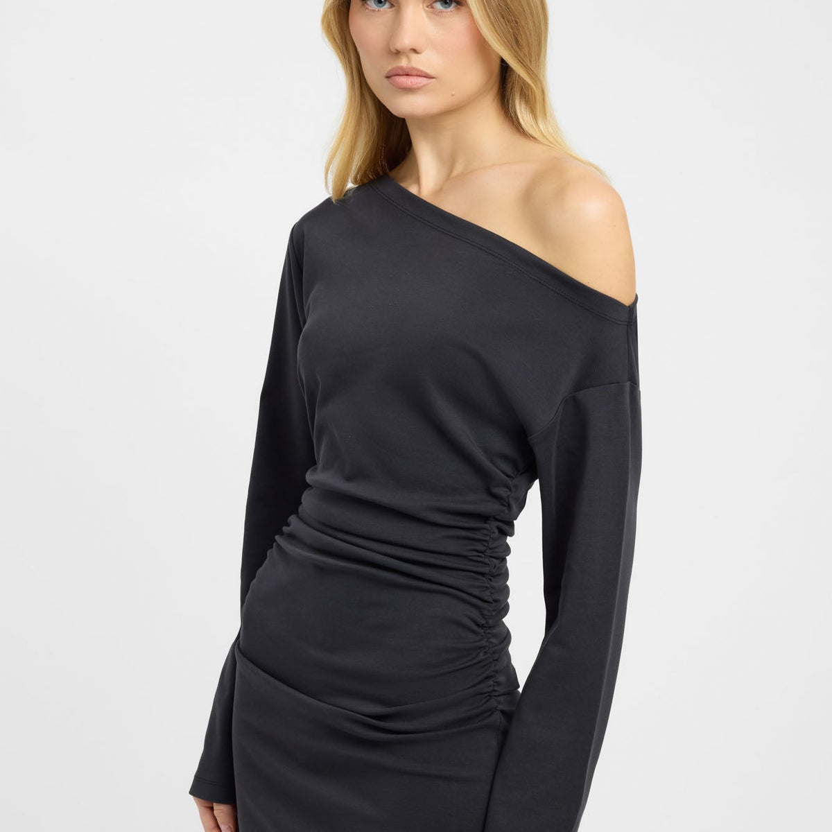black long sleeve dress nz Sorrel Long Sleeve Mini Dress