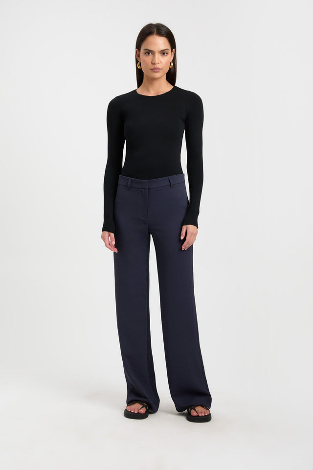 product High Crew Top Kookai Fitted Highneck Long sleeve Womens-Blouse