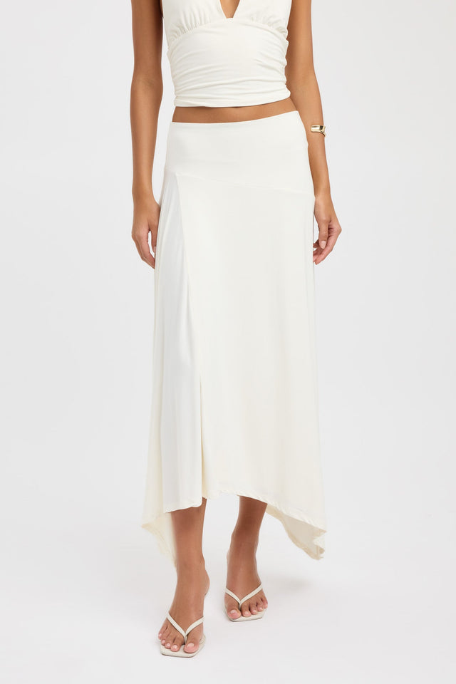 back Zali Skirt Kookai Asymmetry Maxi womens-skirts
