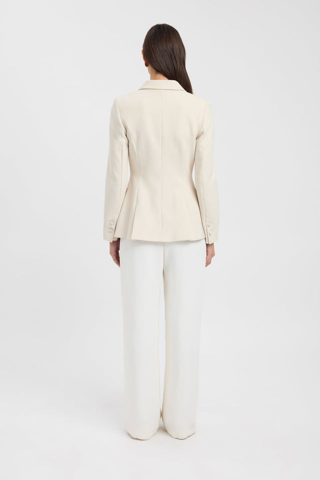 back Alto Cinched Blazer Kookai Long sleeve Blazer Full length black womens-coats-and-jackets 