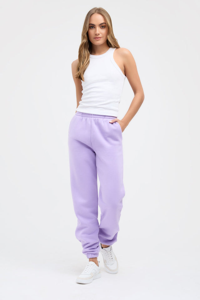 product Brushed Rio Track Pant Kookai Wide-leg High-rise white womens-regular-pants 
