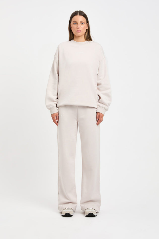 product Brushed Axel Sweatshirt Kookai Round neck Relaxed white womens-jumpers 