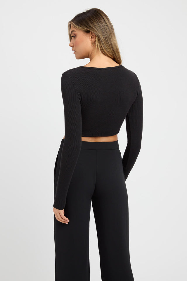 Veronica Button Top