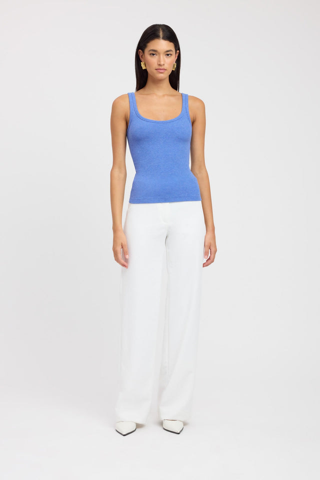 product Freya Tank Kookai Fitted Thick strap white womens-singlets 