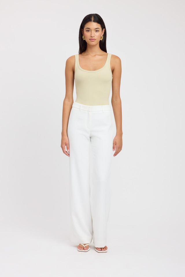 product Freya Tank Kookai Fitted Thick strap white womens-singlets 