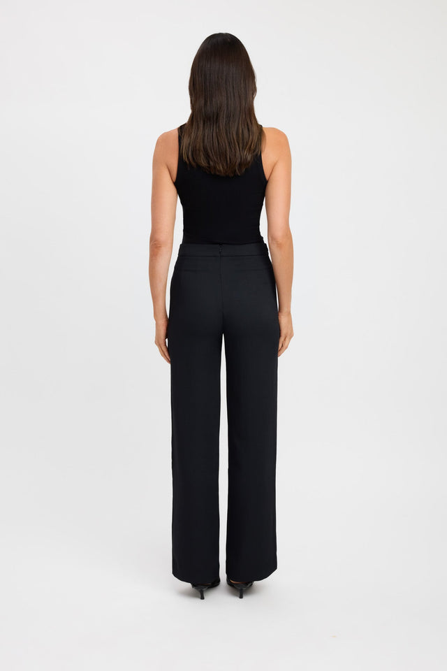 back Alice Top Kookai Fitted Highneck Sleeveless Womens-Blouse 
