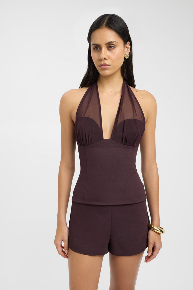 Oyster Mesh Top
