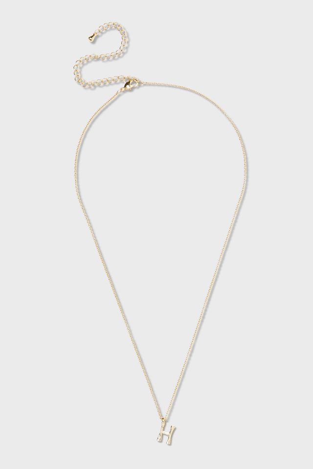 H - Initial Necklace