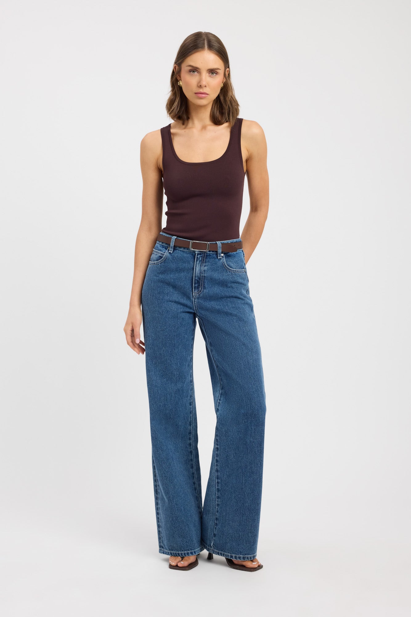 パンツ venica standard straight denim 0 Blue BOTTOMS – Venica