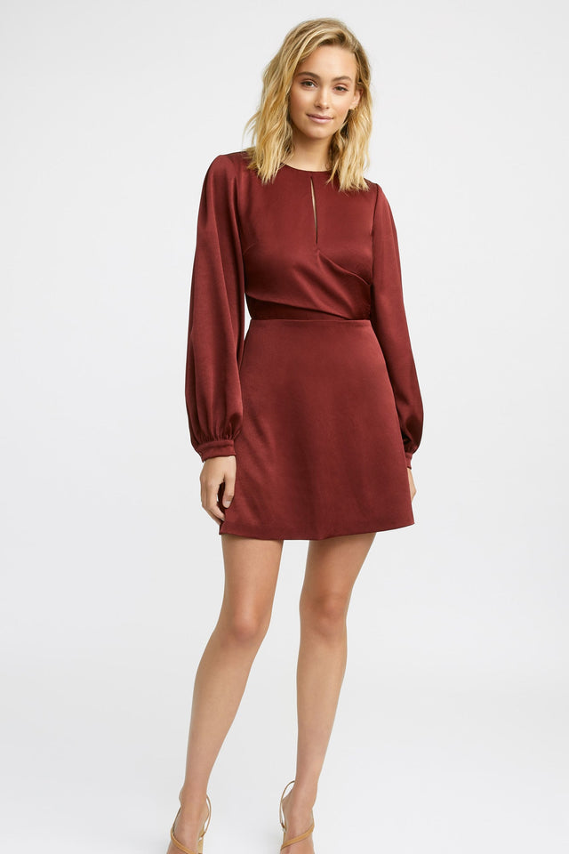 Majestic Keyhole Mini Dress