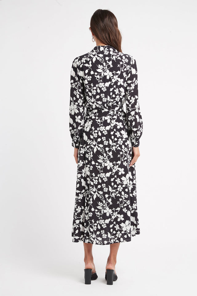 Callie Long Sleeve Shirt Dress