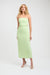 Oyster Cut Out Midi Dress