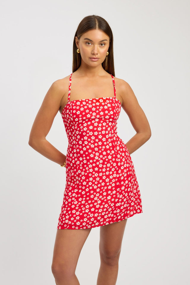 Scarlet Cross Back Dress