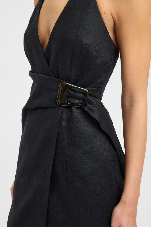 Palm Trim Mini Dress