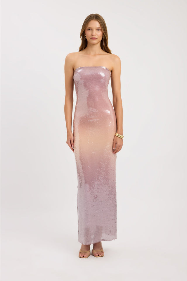 Limy Strapless Maxi Dress