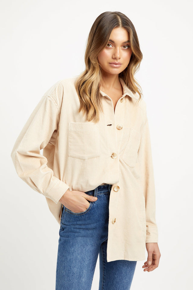 Light Cord Shacket