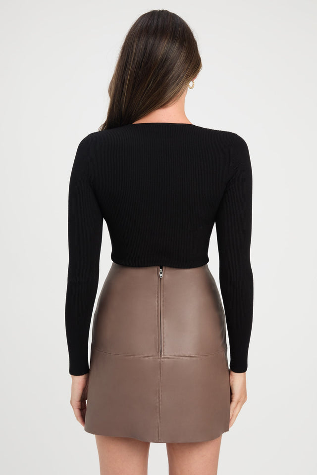 Lola Cut Out Long Sleeve Top