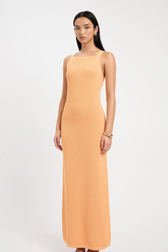 product Cairo Maxi Dress Kookai Straight Maxi Relaxed Scoopneck white womens-dresses 