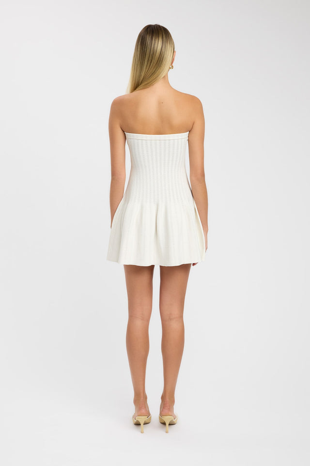 back Belle Mini Dress Kookai Aline Mini fit-and-flare Straight white womens-dresses 