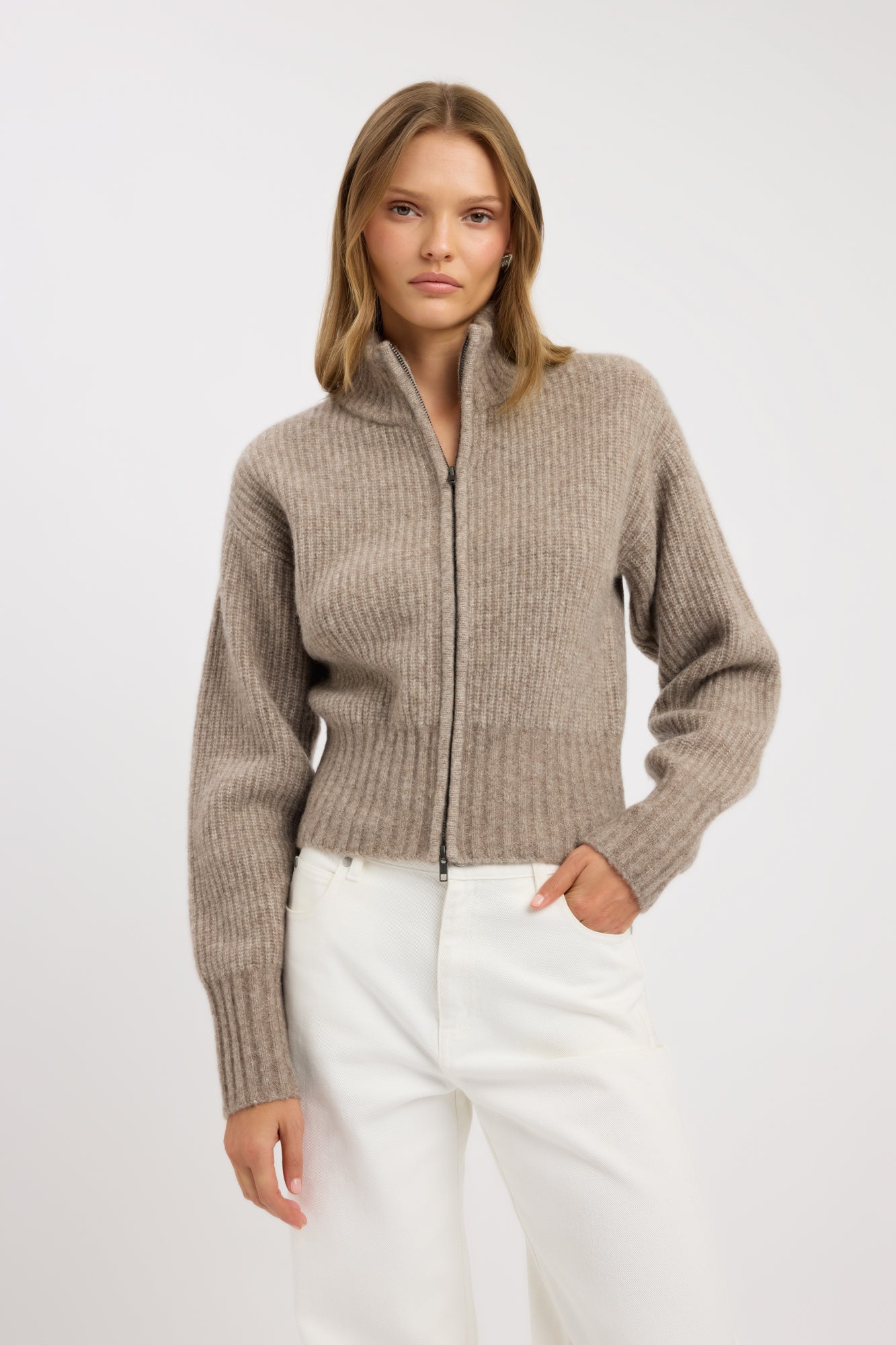 Irina Zip Cardigan | NZ KOOKAÏ