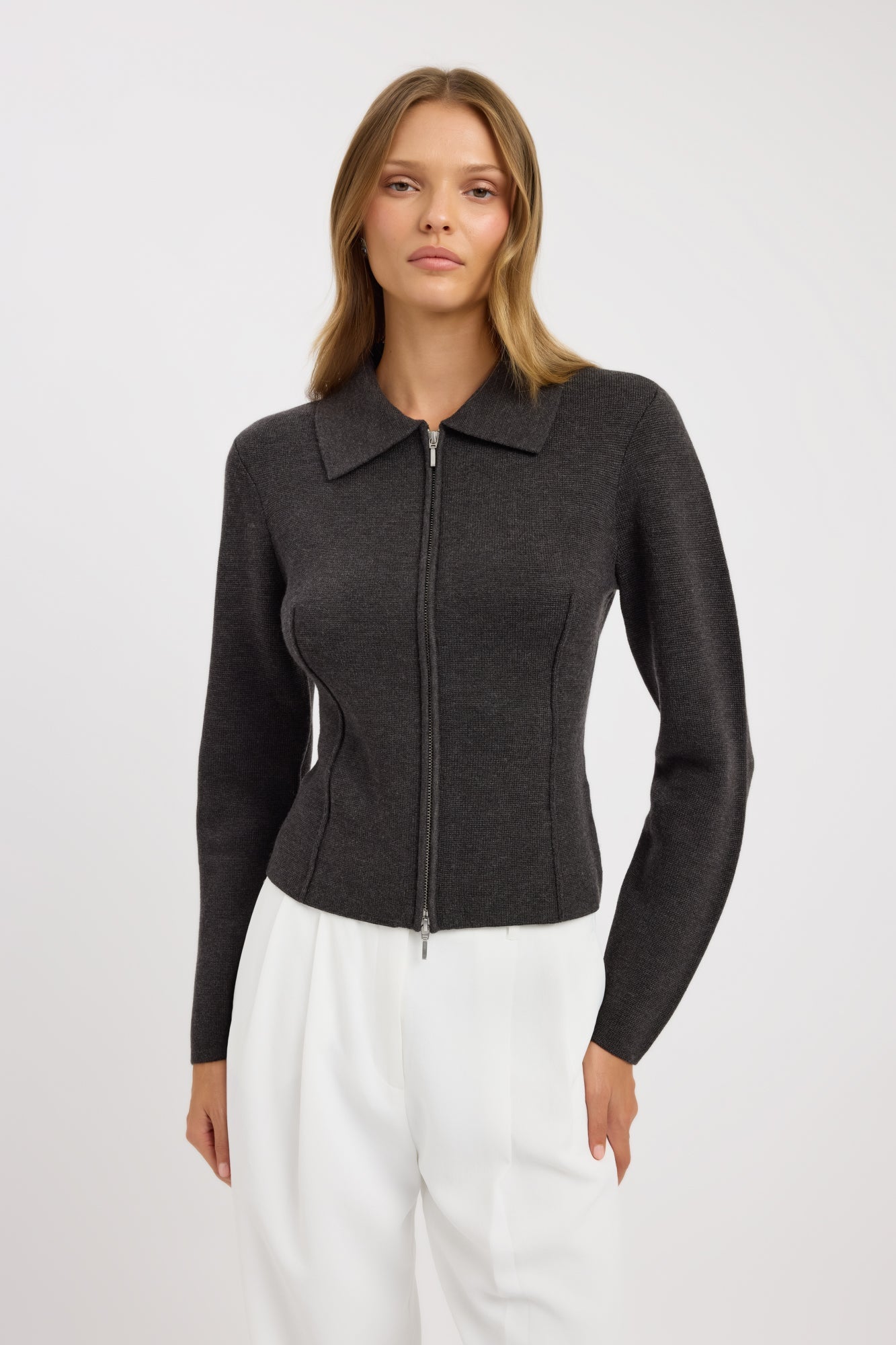 Ziggy Zip Knit Cardigan – NZ KOOKAÏ
