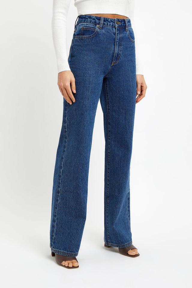 Bronte Wide Leg Jean Kookai Regular High-rise purple womens-regular-pants 