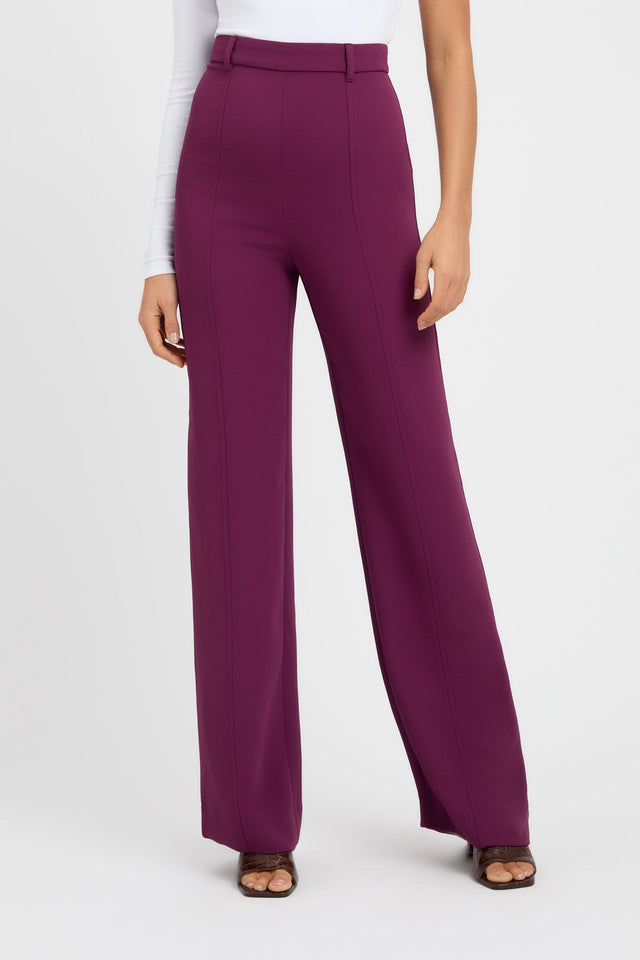 Alpha Full Leg Pant Kookai Wide-leg High-rise white womens-regular-pants 