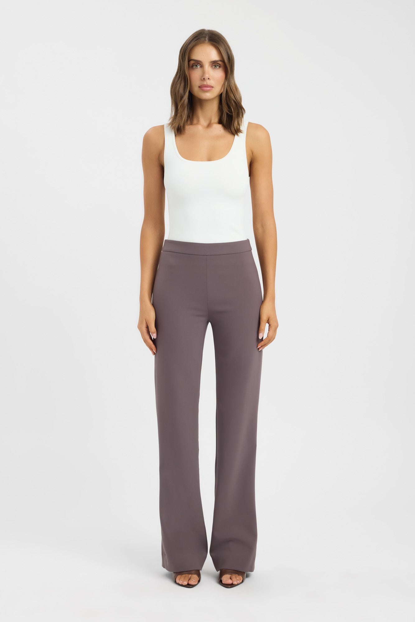 [完売品]ALLCAPO COATING LONG FLARE PANTS Alto Long Flare Pants | NZ KOOKAÏ
