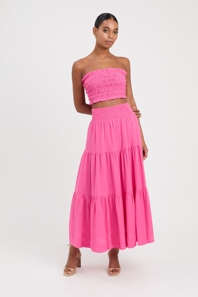 Georgette Midi Skirt