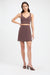 Alpha Split Mini Skirt