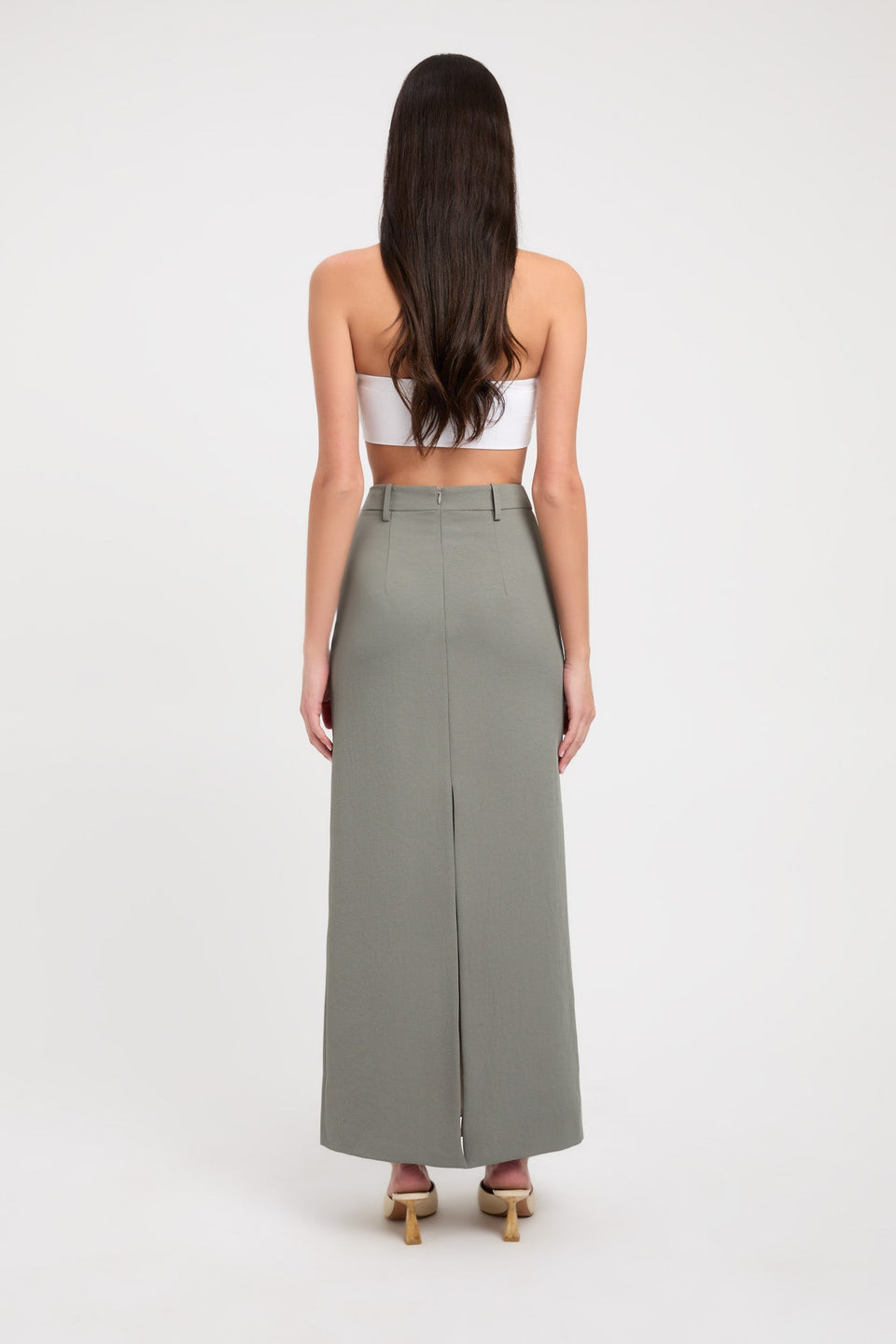 Buy Ariel Midi Skirt Agave Green Online New Zealand