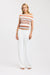 Skye Stripe Off Shoulder Top