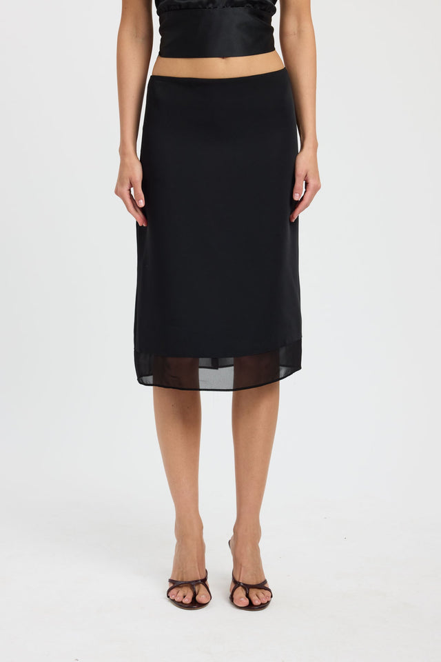 Maria Chiffon Midi Skirt