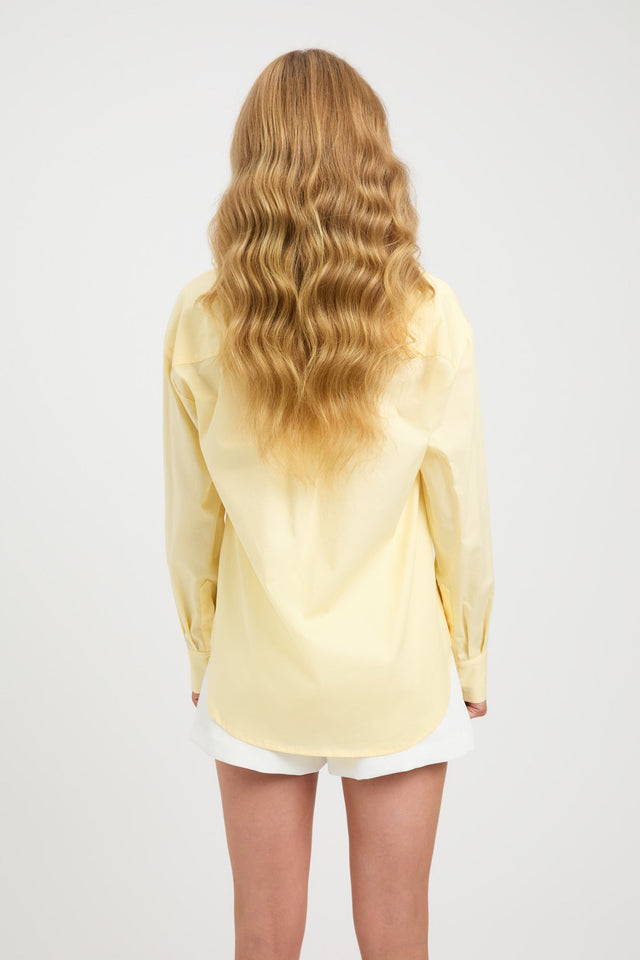 front Monaco Jewel Shirt Kookai Relaxed Highneck Long sleeve Womens-Blouse 