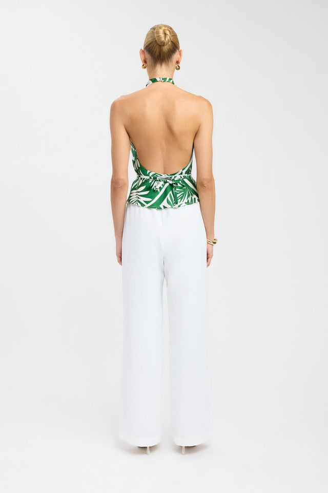 back Taormina Halter Top Kookai Relaxed Cowlneck Sleeveless Womens-Blouse 