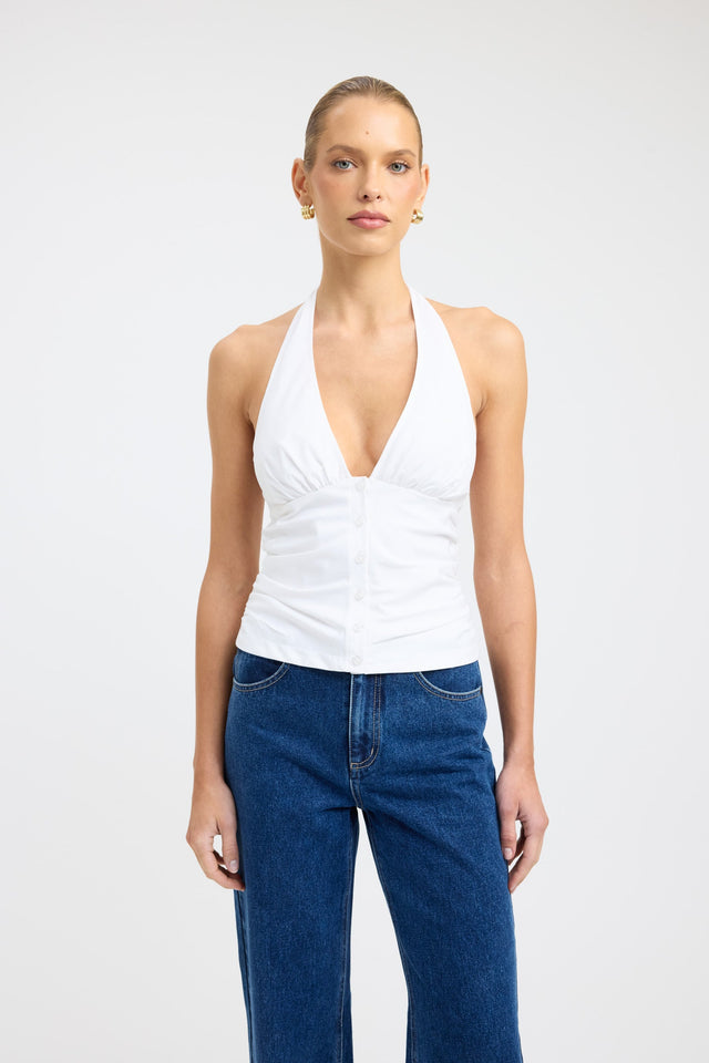 Percy Gathered Halter Top