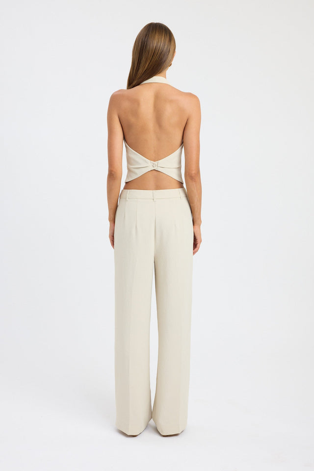 Opal Deep Vee Halter Top