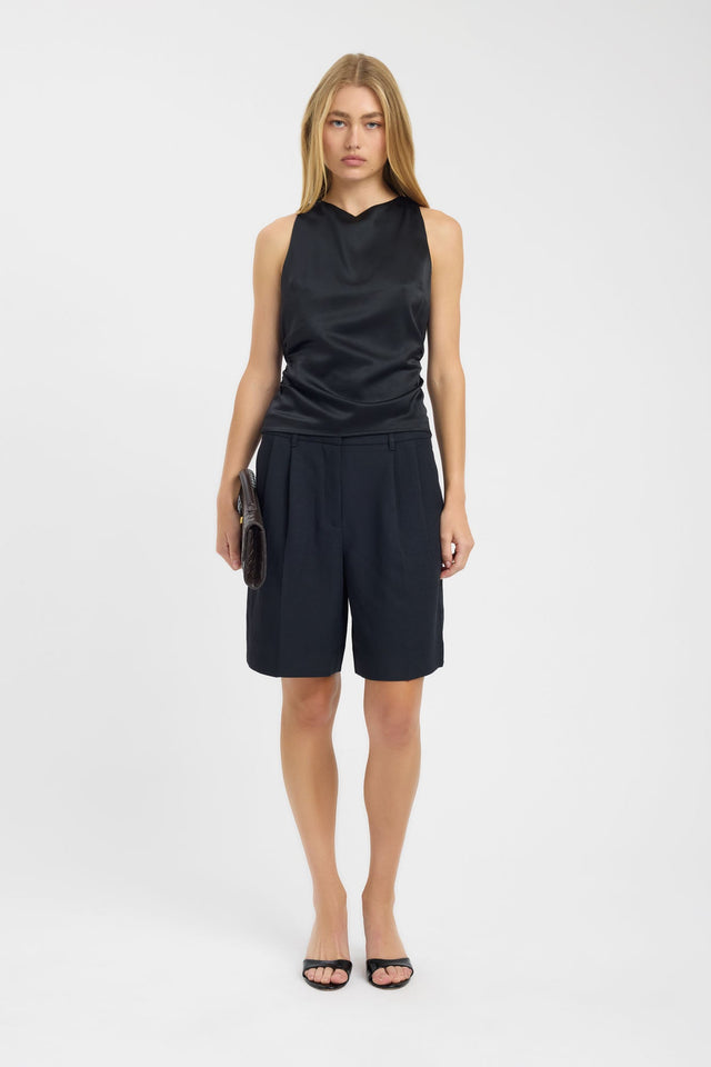 front Palermo Cowl Tank Kookai Relaxed Cowl womens-singlets 