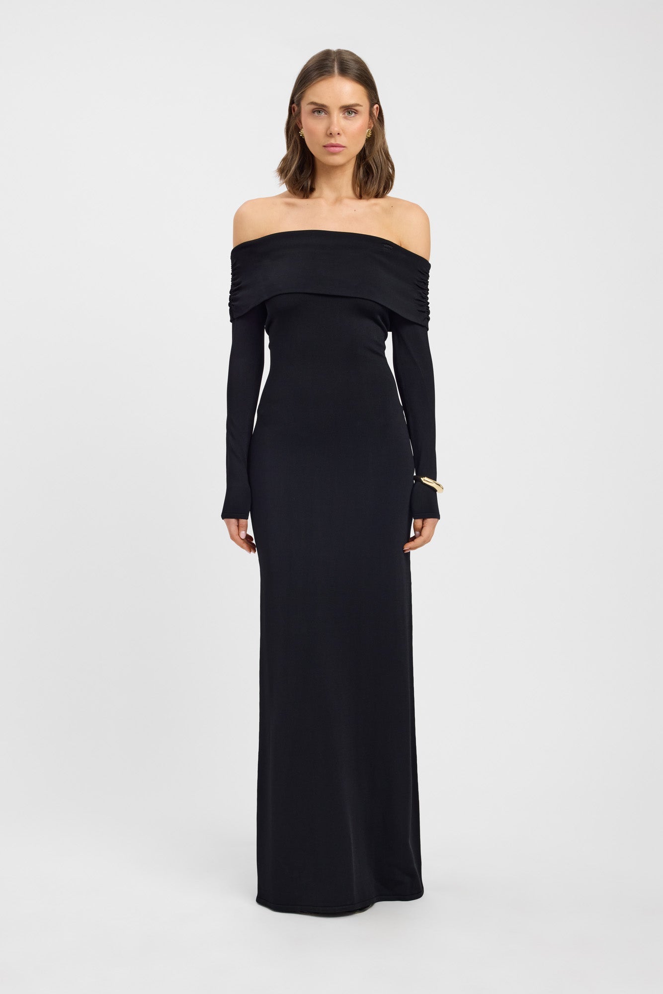 long sleeve maxi dress nz Leah Off Shoulder Dress – NZ KOOKAÏ