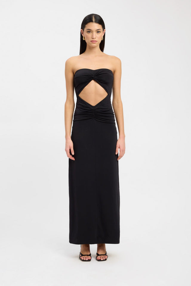 product Lila Maxi Dress Kookai Straight Maxi Fitted Squareneck white womens-dresses 