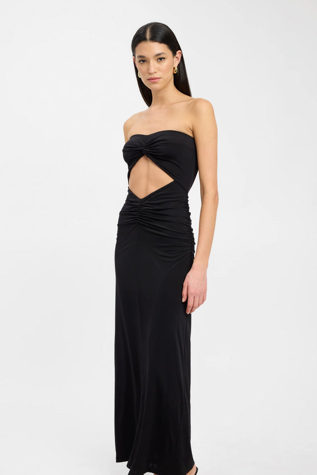 product Lila Maxi Dress Kookai Straight Maxi Fitted Squareneck white womens-dresses 