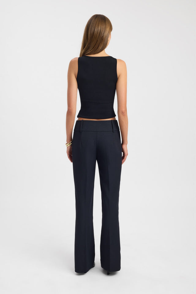 back Ariel Waistband Pant Kookai Regular Mid-rise womens-regular-pants 