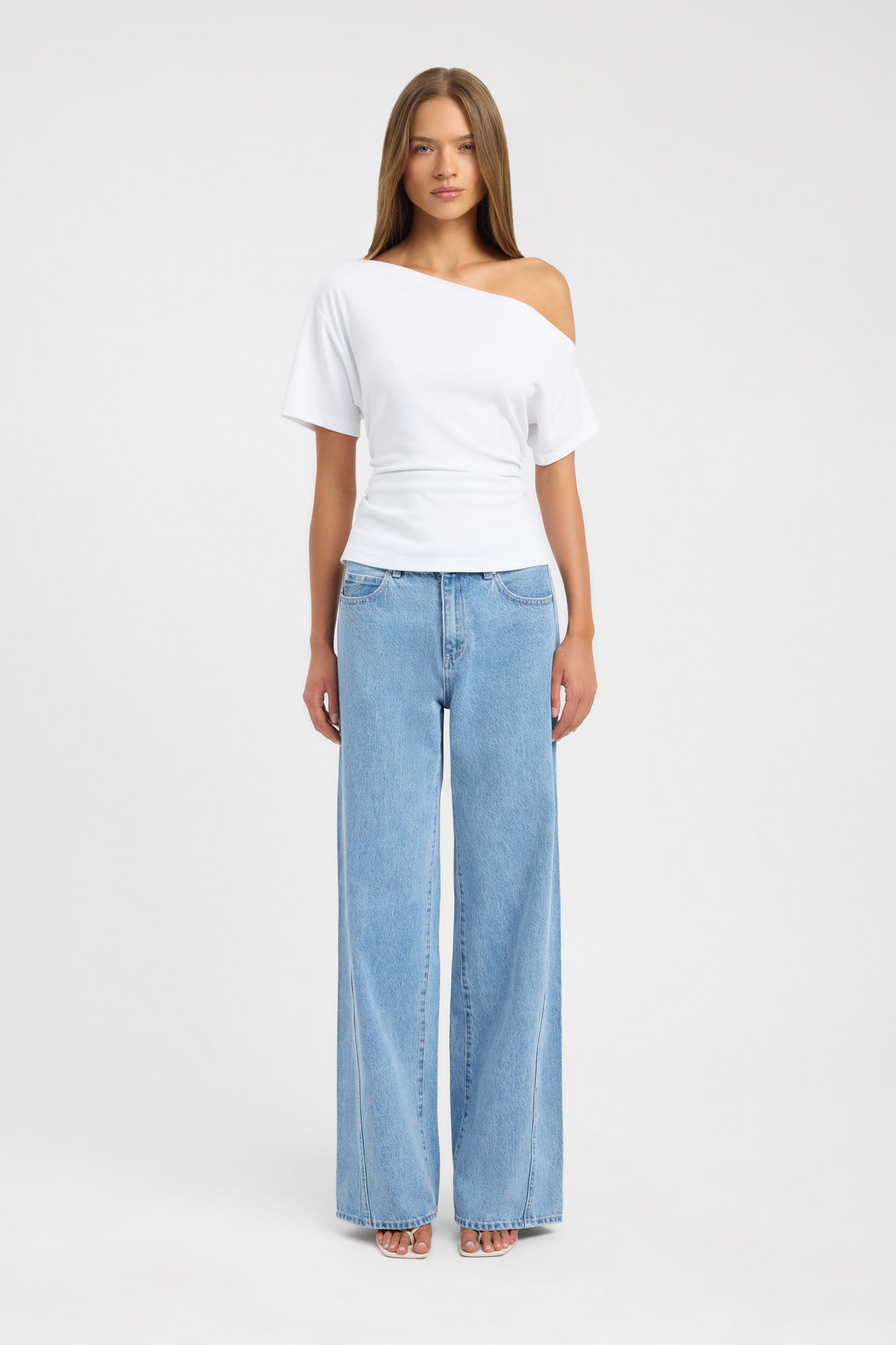 クラネ　2WAY OFF SHOULDER KINT TOPS CLANE - オフショルダーカラートップス - 2WAY OFF SHOULDER COLLAR