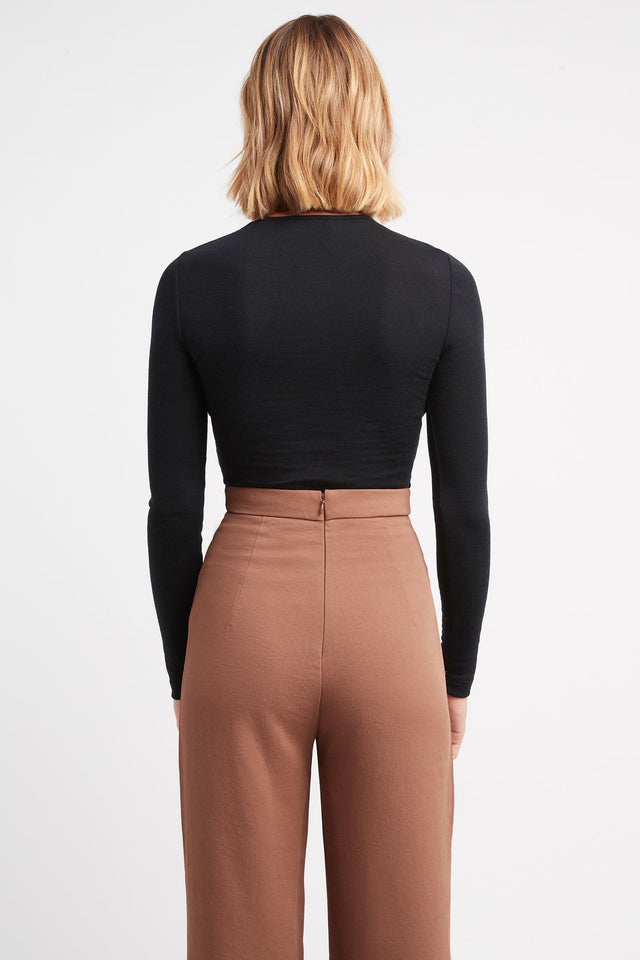 Long Sleeve Crew Neck Top