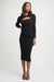 Keegan Long Sleeve Midi Dress