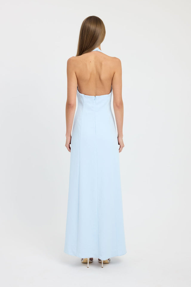 Oyster Low Cut Maxi Dress