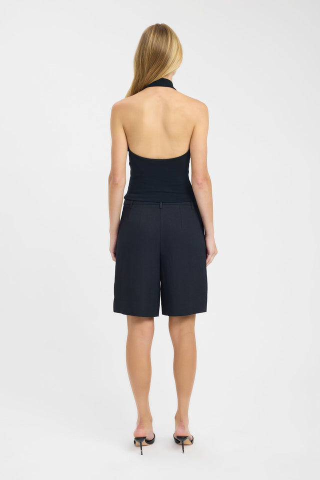 back Kaya Top Kookai Fitted V-neck Sleeveless Womens-Blouse 